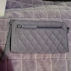 Gray Vera Bradley wristlet